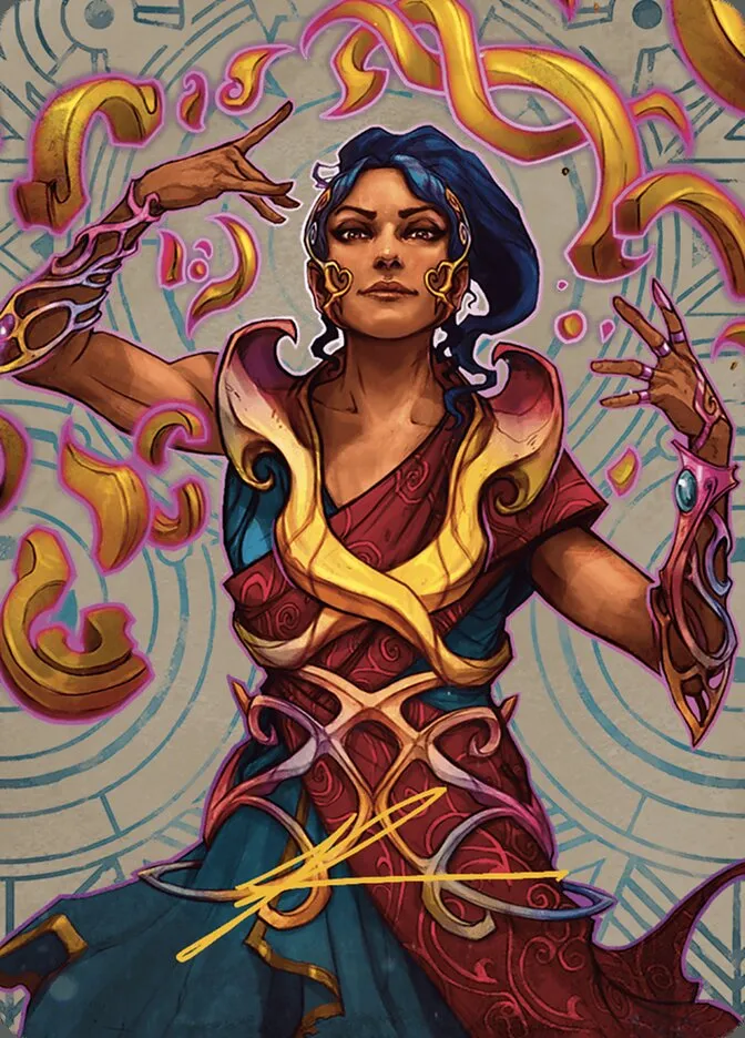 Saheeli, the Sun's Brilliance // Saheeli, the Sun's Brilliance Front Face