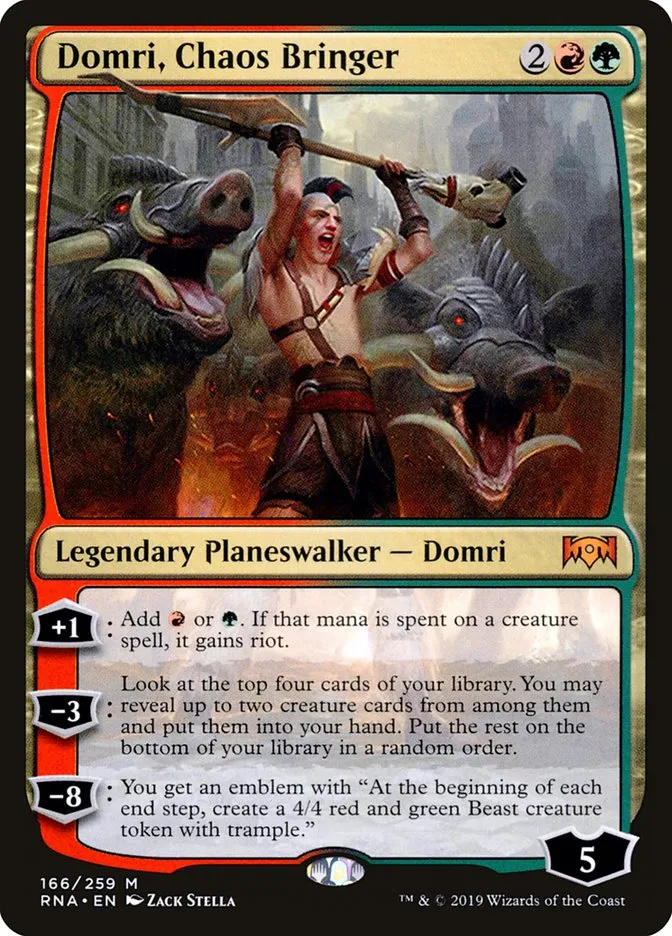 Domri, Chaos Bringer Front Face