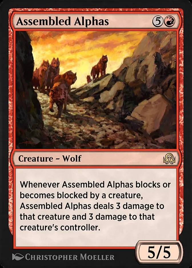 Assembled Alphas Front Face