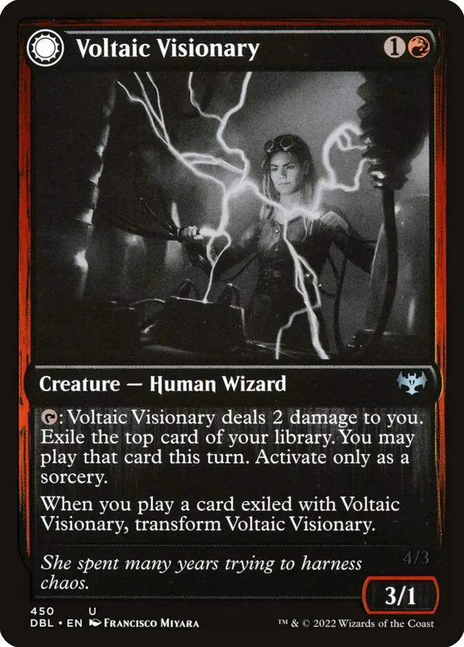 Voltaic Visionary // Volt-Charged Berserker Front Face