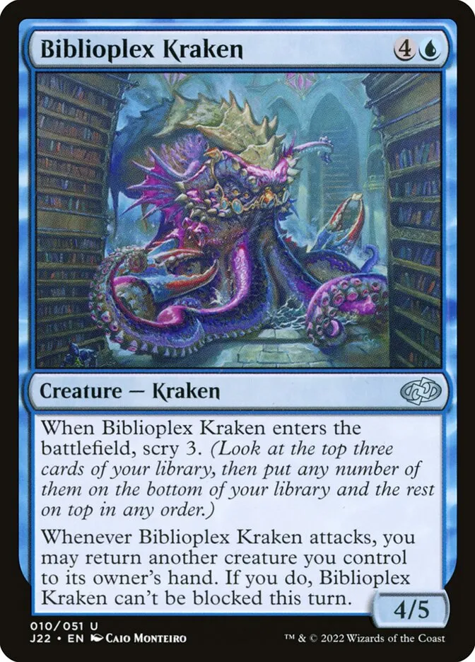 Biblioplex Kraken Front Face