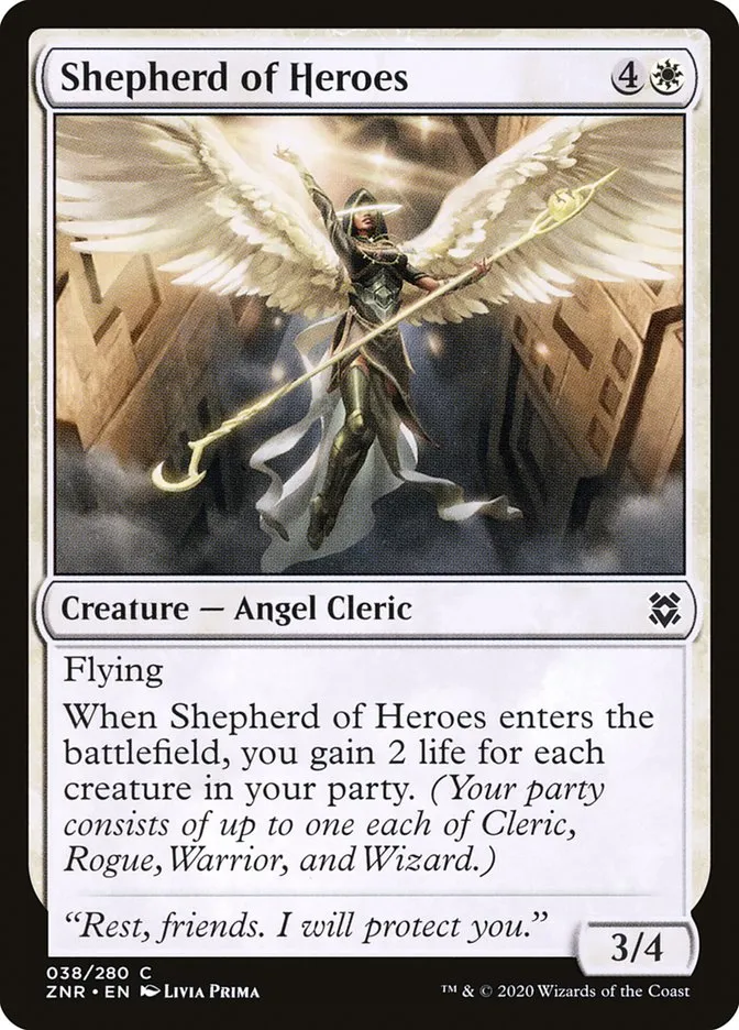 Shepherd of Heroes Front Face