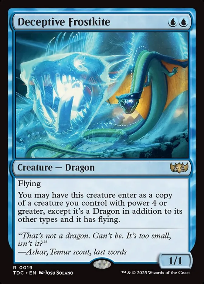Deceptive Frostkite Front Face