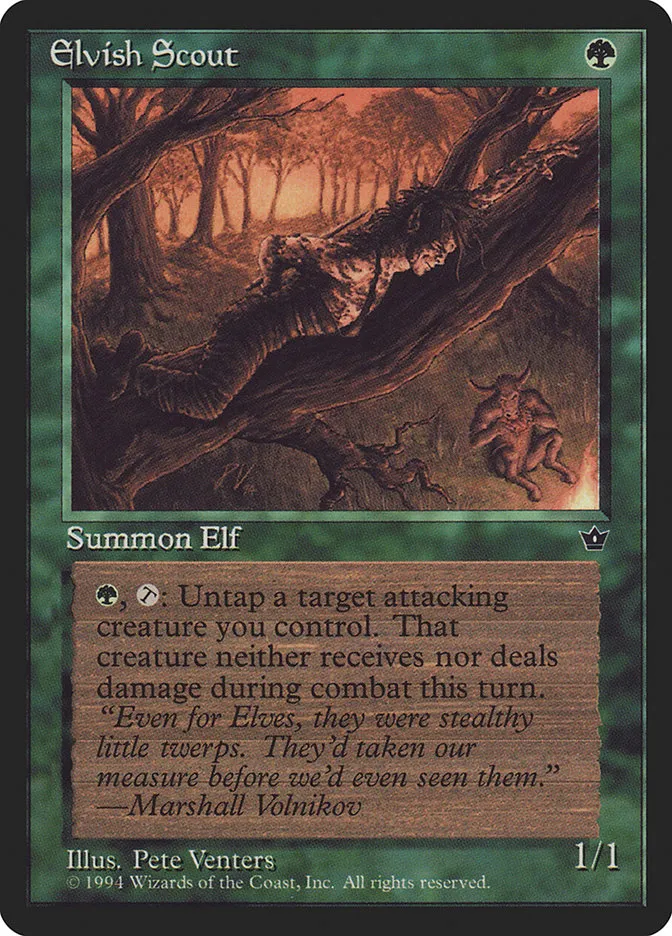 Elvish Scout Front Face