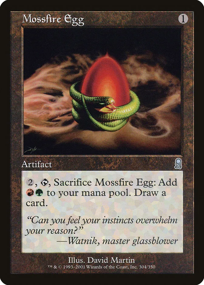 Mossfire Egg Front Face