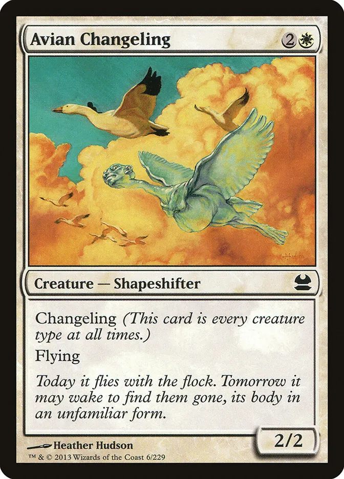 Avian Changeling Front Face