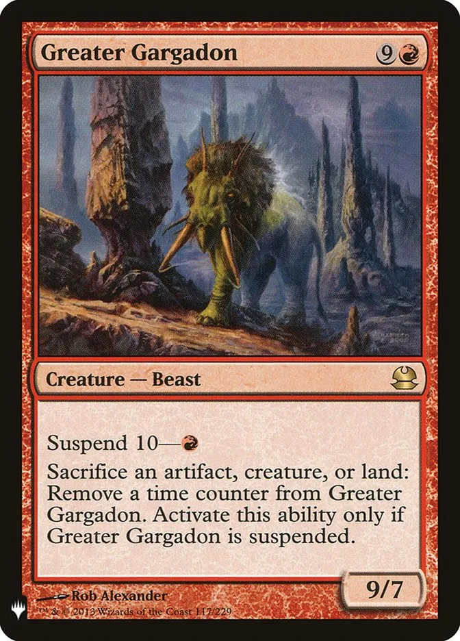 Greater Gargadon Front Face