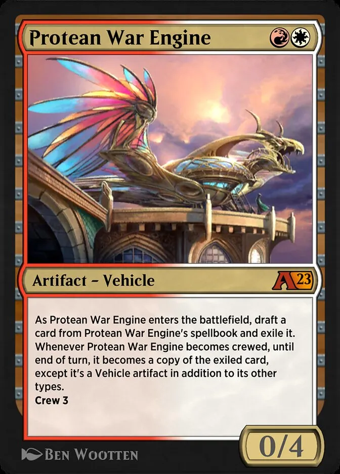 Protean War Engine Front Face