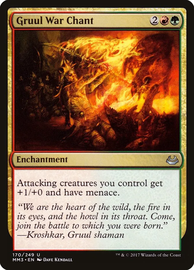 Gruul War Chant Front Face