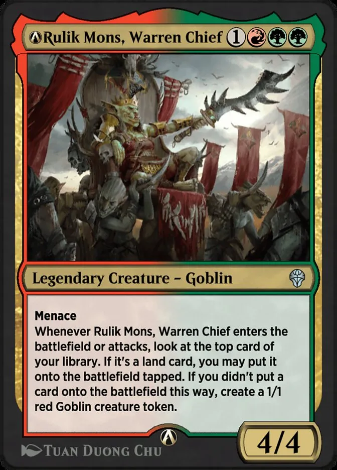 A-Rulik Mons, Warren Chief Front Face