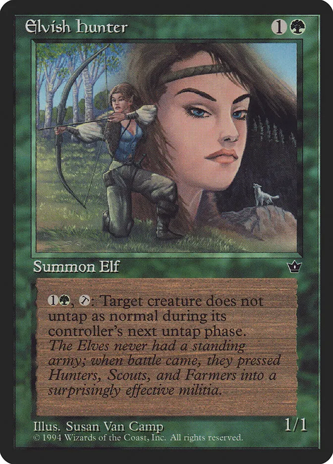 Elvish Hunter Front Face