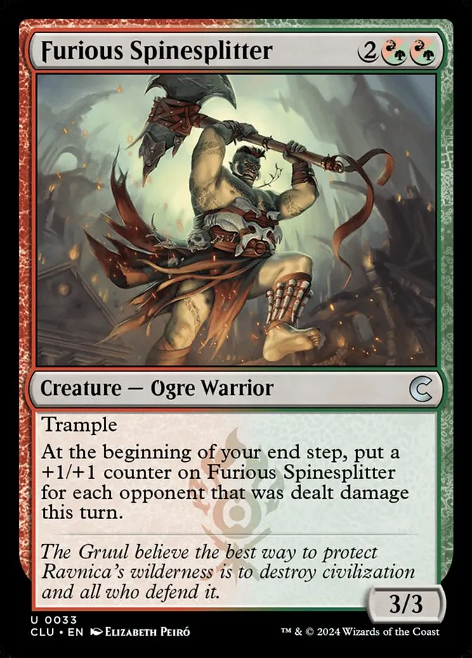 Furious Spinesplitter Front Face