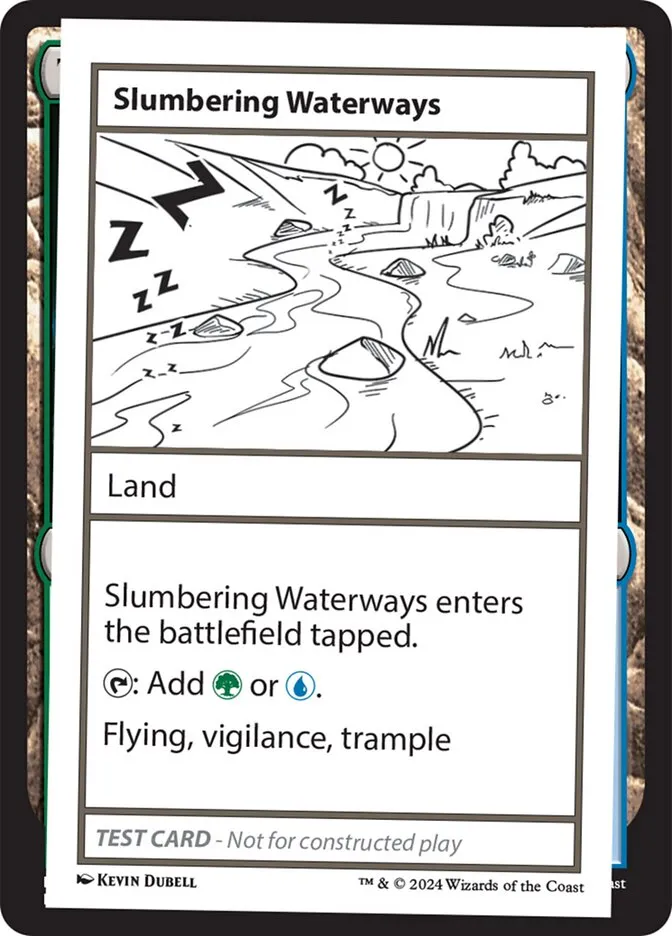 Slumbering Waterways Front Face