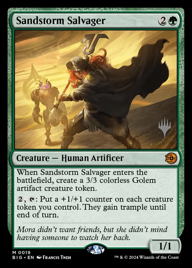 Sandstorm Salvager Front Face