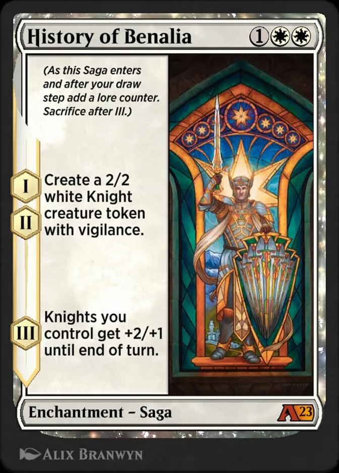 History of Benalia Front Face