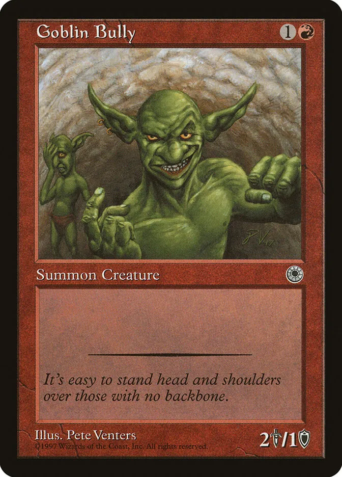 Goblin Bully Front Face