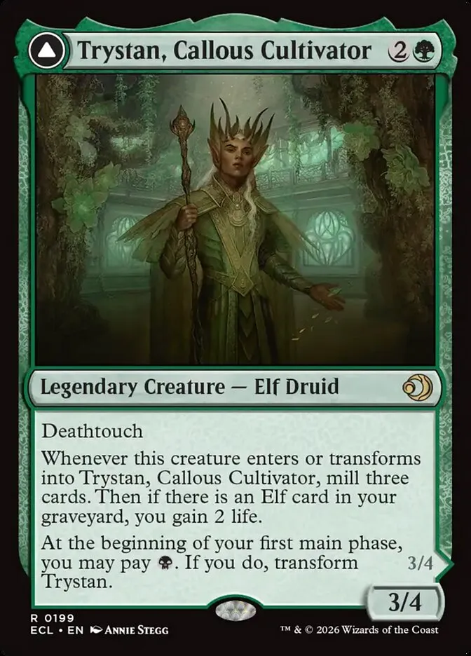 Trystan, Callous Cultivator // Trystan, Penitent Culler