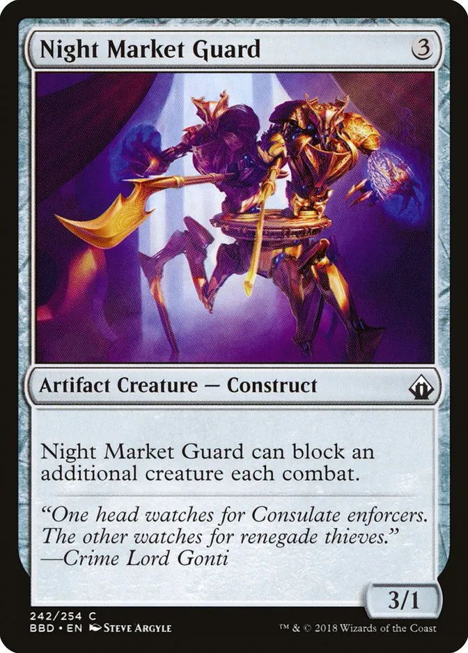 Night Market Guard Front Face