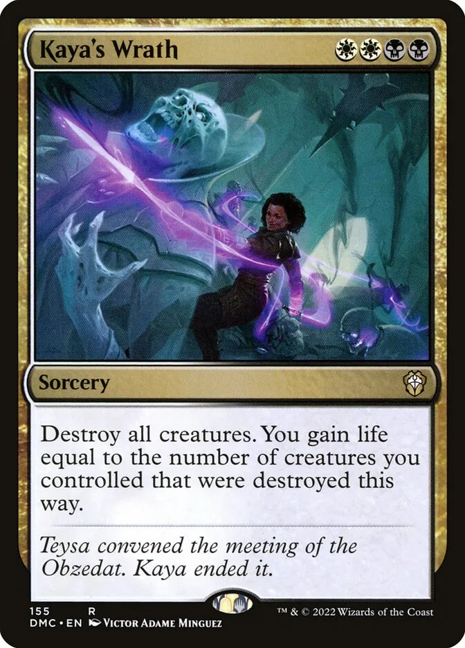 Kaya's Wrath Front Face