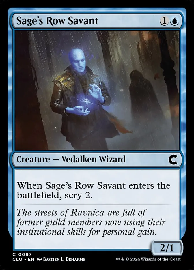 Sage's Row Savant Front Face