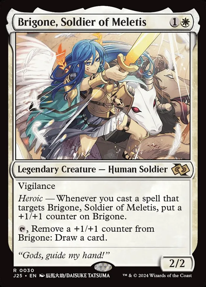 Brigone, Soldier of Meletis Front Face