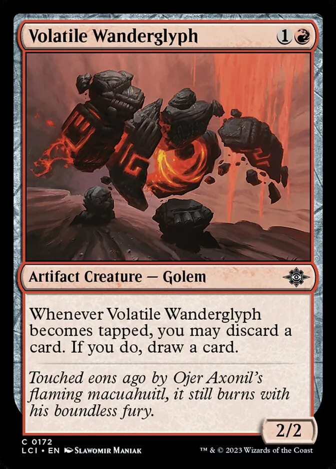Volatile Wanderglyph Front Face
