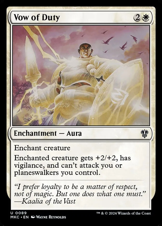 Vow of Duty Front Face