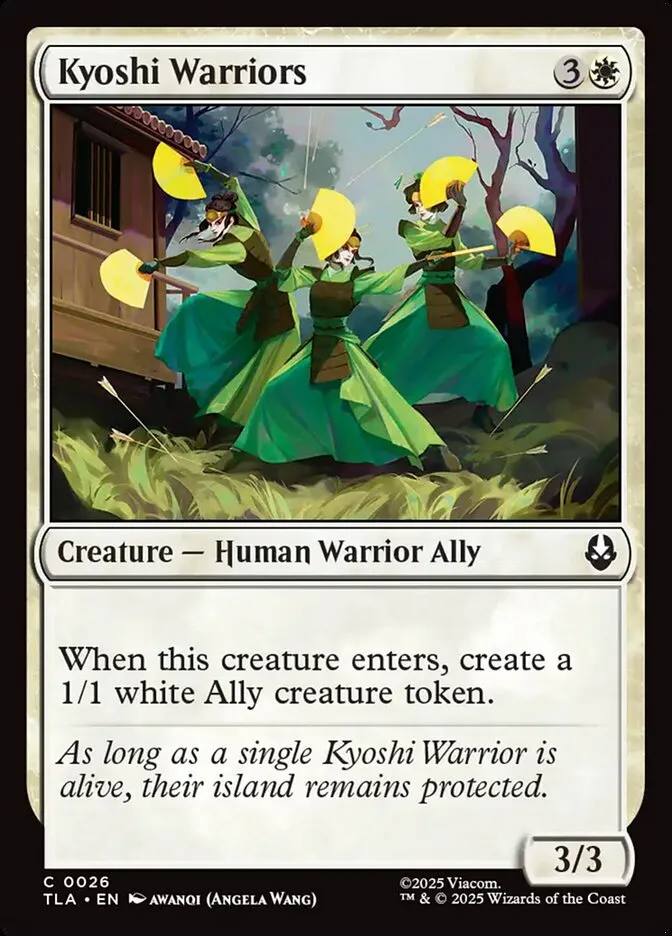 Kyoshi Warriors Front Face