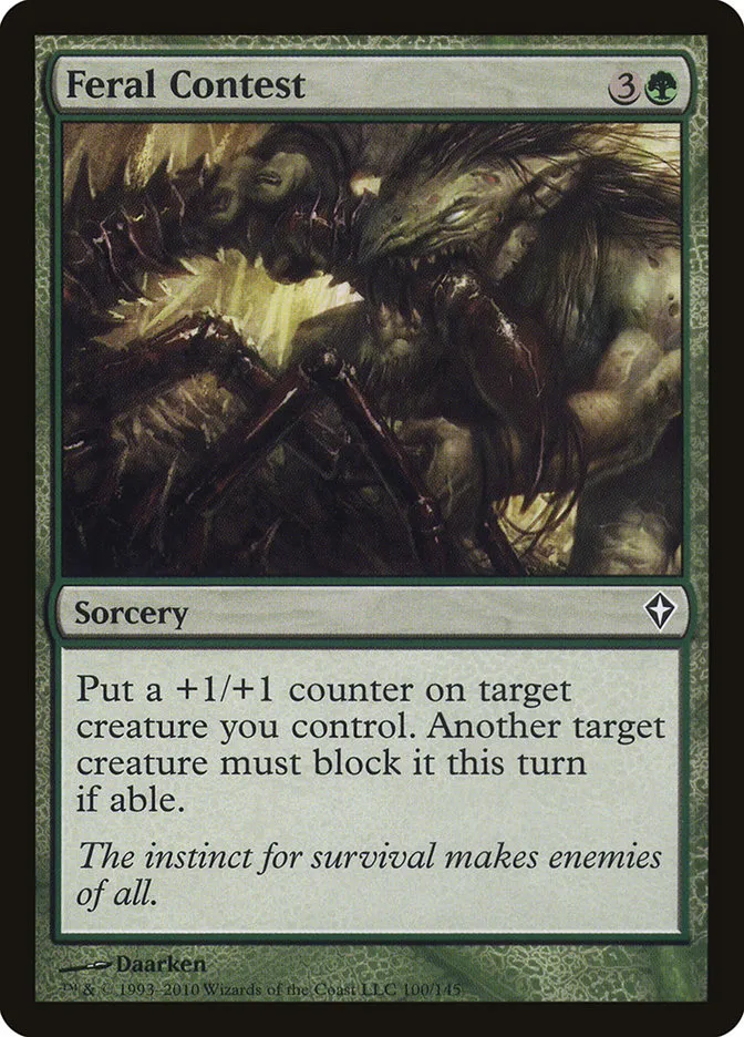 Feral Contest Front Face