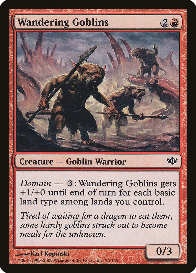 Wandering Goblins Front Face
