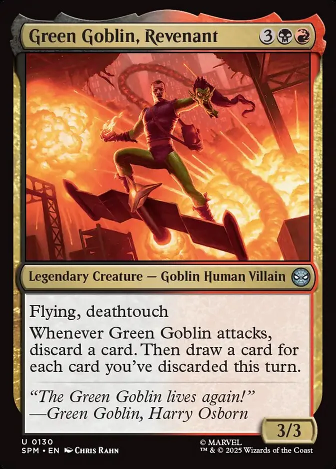 Green Goblin, Revenant Front Face