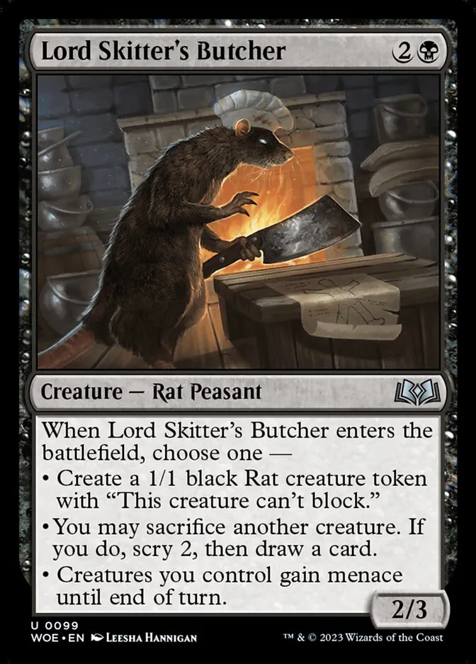 Lord Skitter's Butcher Front Face
