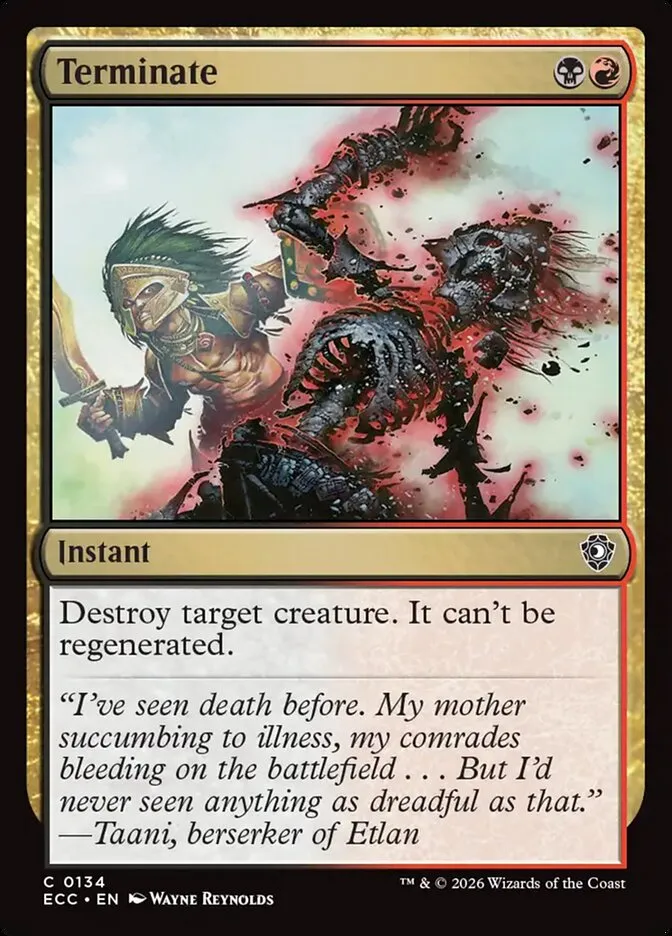 Terminate Front Face