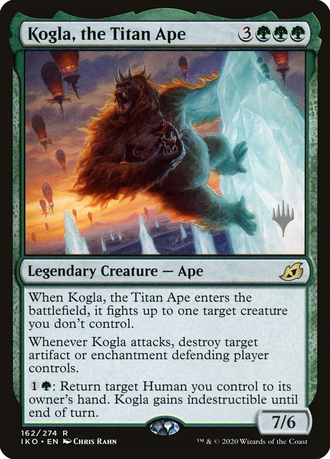 Kogla, the Titan Ape Front Face