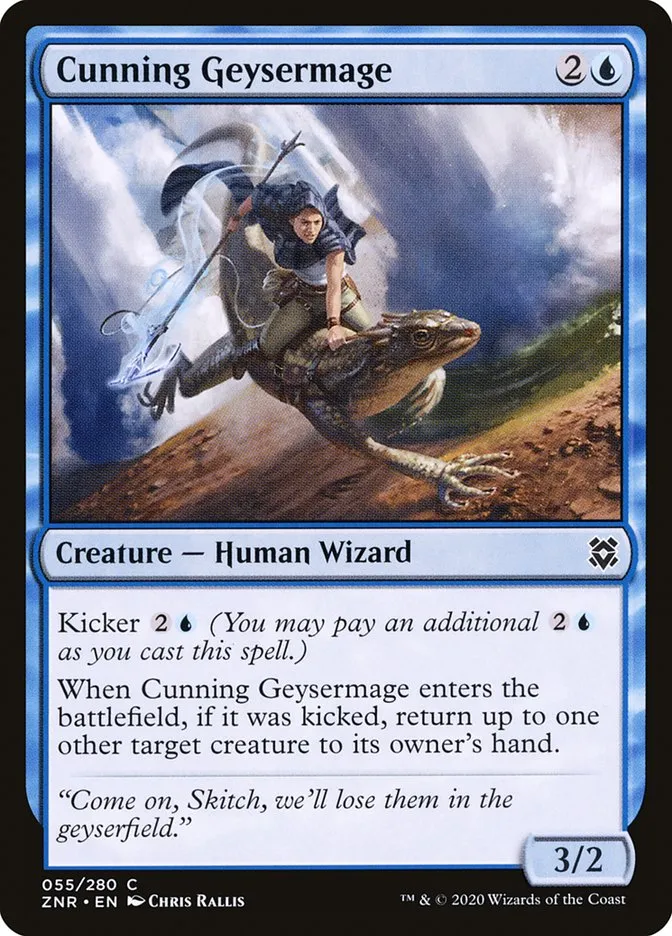Cunning Geysermage Front Face