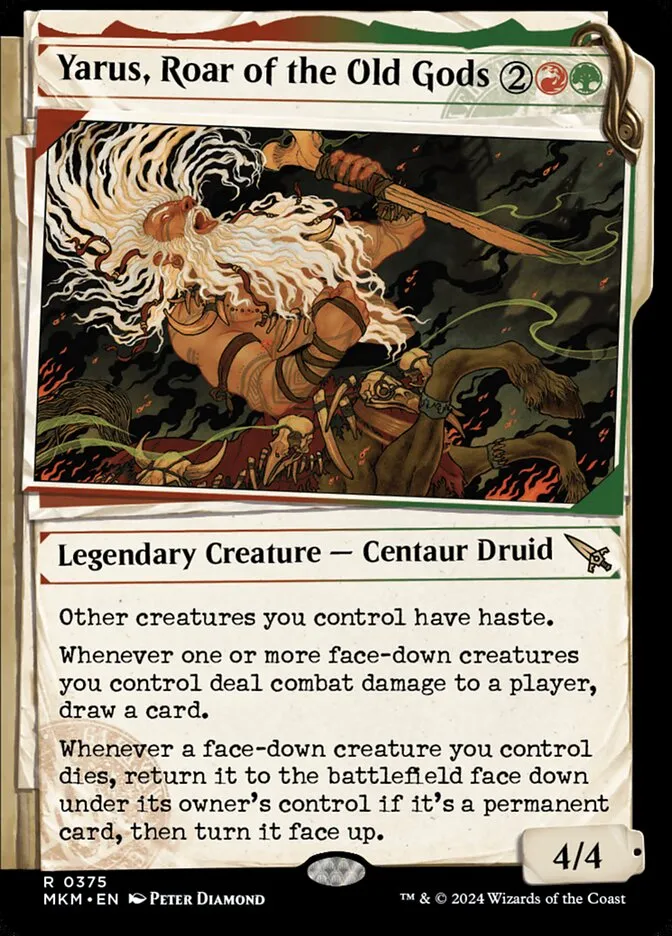 Yarus, Roar of the Old Gods Front Face