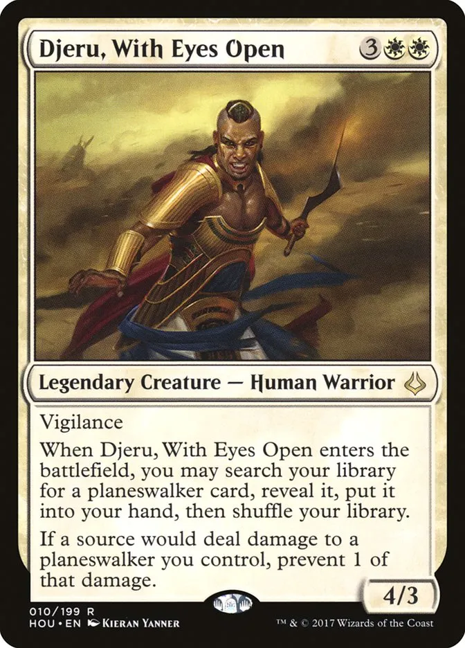 Djeru, With Eyes Open Front Face
