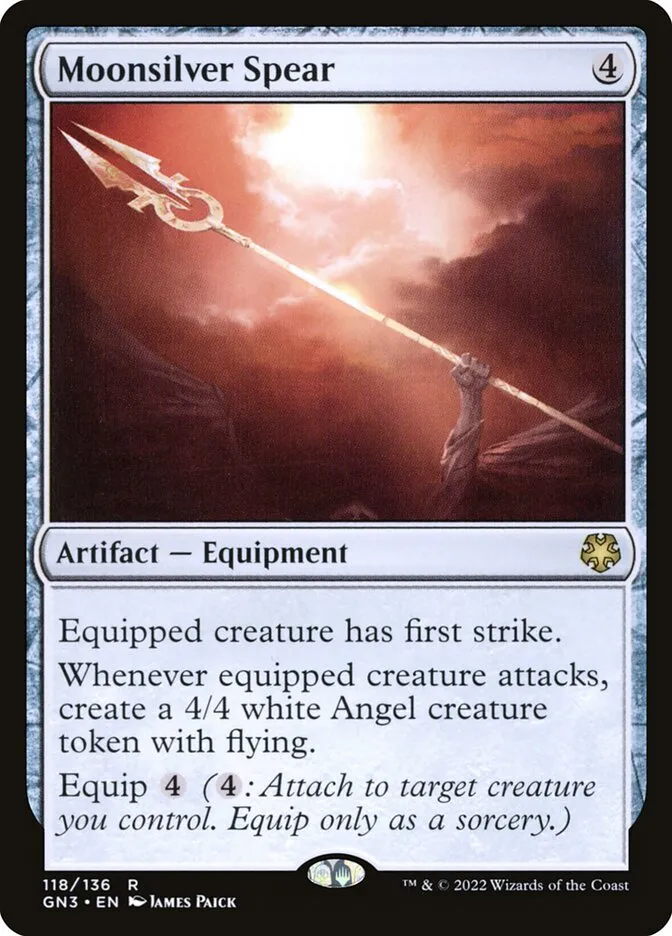 Moonsilver Spear Front Face