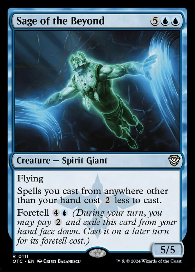 Sage of the Beyond Front Face