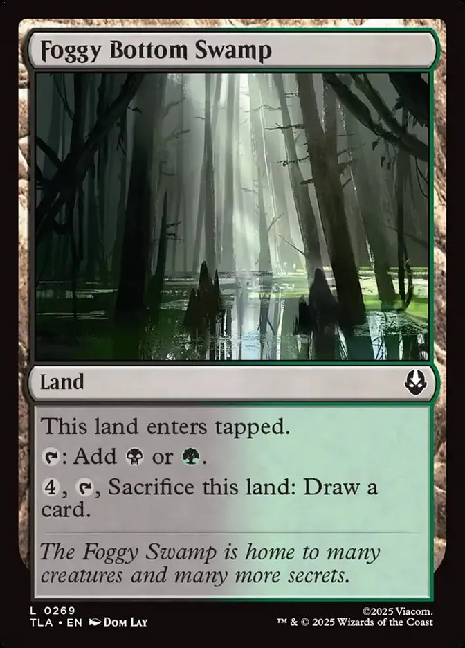 Foggy Bottom Swamp Front Face