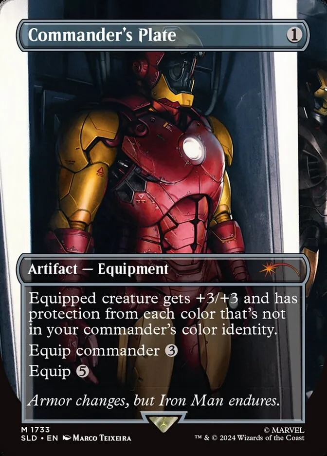 Commander's Plate Front Face