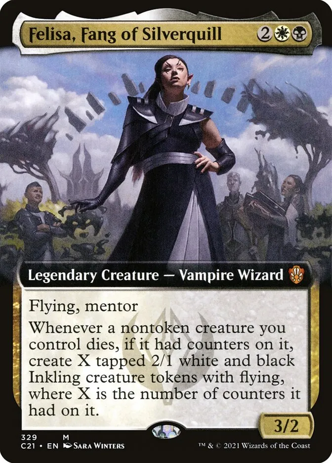 Felisa, Fang of Silverquill Front Face
