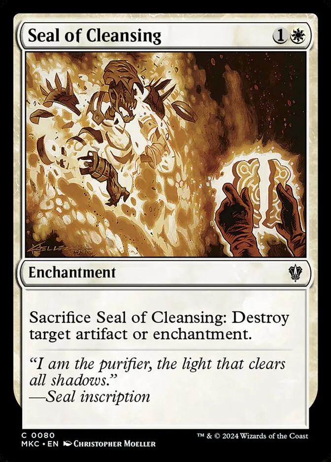 Seal of Cleansing Front Face