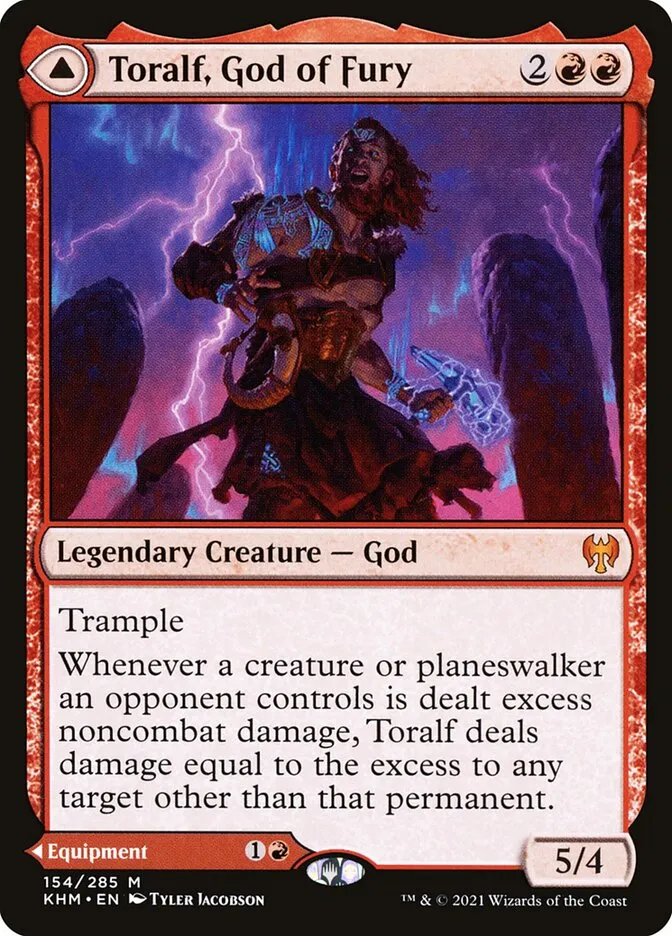 Toralf, God of Fury // Toralf's Hammer Front Face