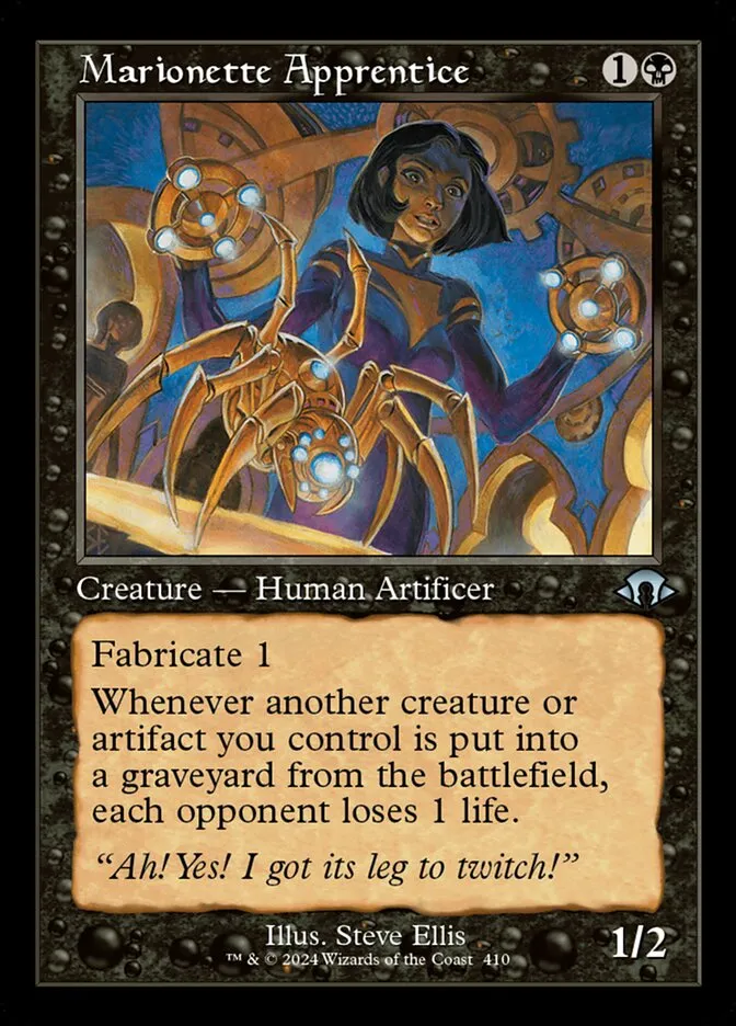 Marionette Apprentice Front Face
