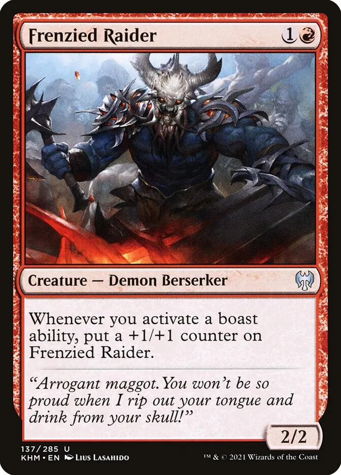 Frenzied Raider Front Face