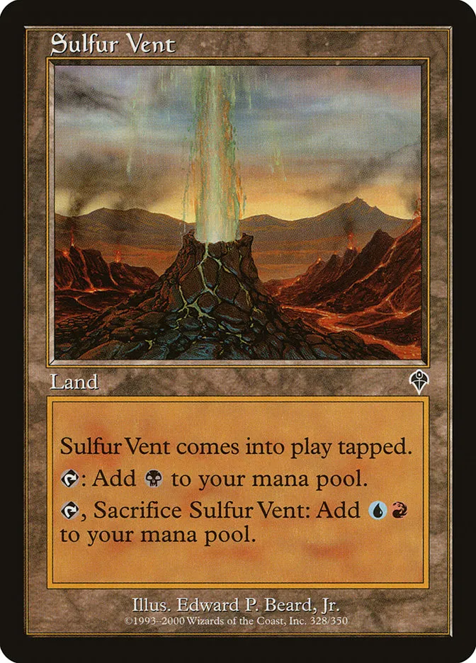 Sulfur Vent Front Face