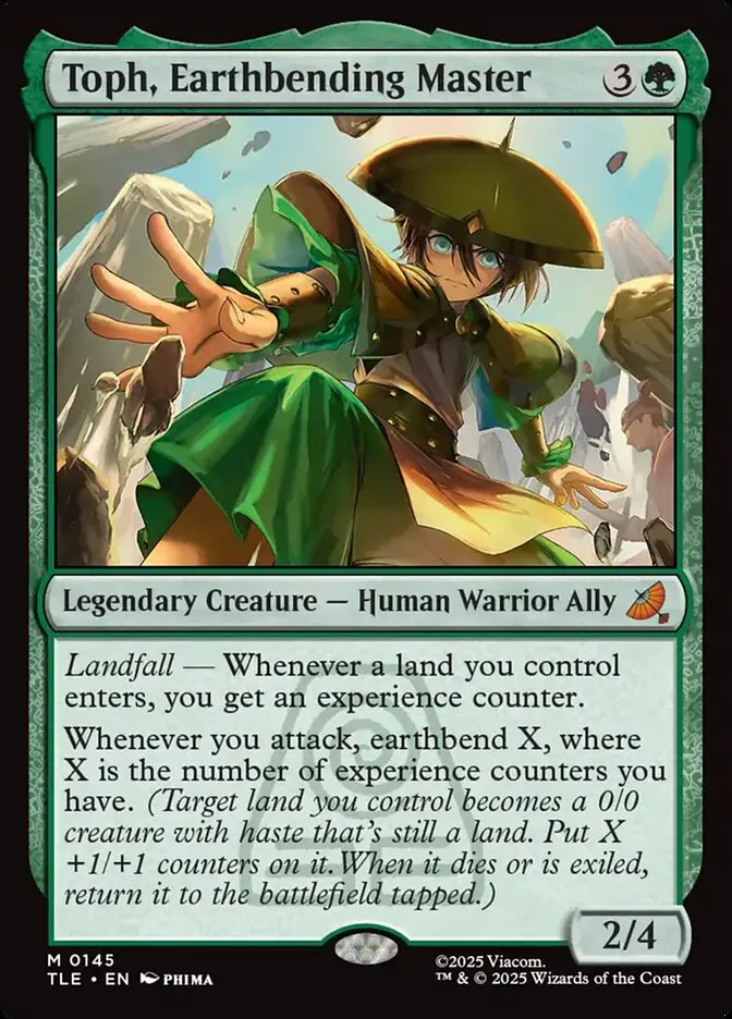 Toph, Earthbending Master Front Face