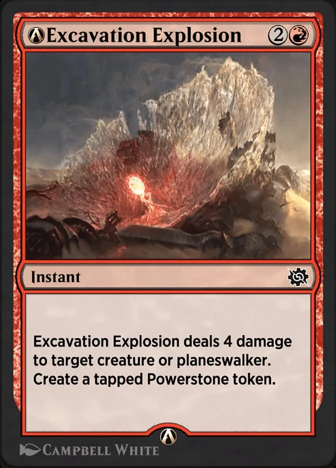 A-Excavation Explosion Front Face