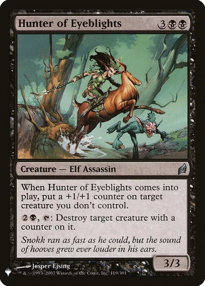 Hunter of Eyeblights Front Face